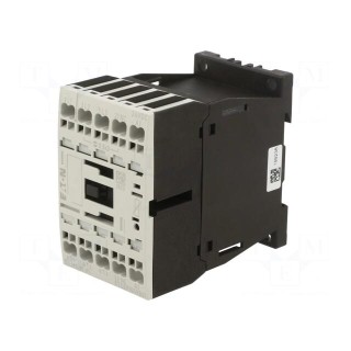 Contactor: 3-pole | NO x3 | Auxiliary contacts: NC | 24VDC | 9A | DILM9