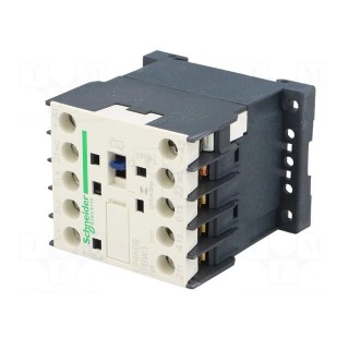 Contactor: 3-pole | NO x3 | Auxiliary contacts: NC | 24VDC | 9A | W: 45mm