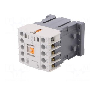 Contactor: 3-pole | NO x3 | Auxiliary contacts: NC | 24VDC | 9A | W: 45mm