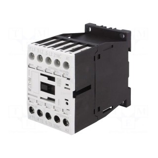 Contactor: 3-pole | NO x3 | Auxiliary contacts: NC | 400VAC | 12A | 690V