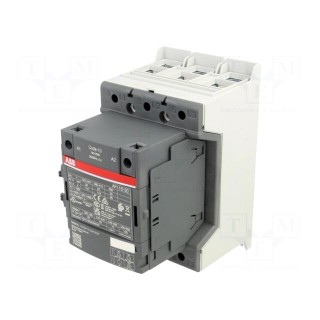 Contactor: 3-pole | NO x3 | Auxiliary contacts: NC + NO | 160A | AF