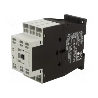Contactor: 3-pole | NO x3 | Auxiliary contacts: NC + NO | 24VDC | 17A