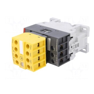 Contactor: 3-pole | NO x3 | Auxiliary contacts: NC x2,NO x2 | 12A