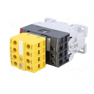 Contactor: 3-pole | NO x3 | Auxiliary contacts: NC x2,NO x2 | 9A
