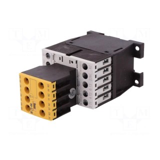 Contactor: 3-pole | NO x3 | Auxiliary contacts: NC x3,NO x2 | 12A