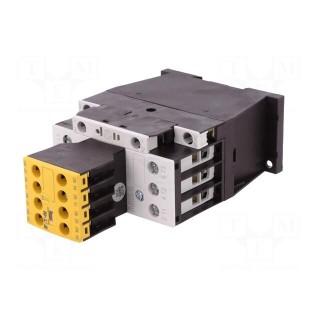 Contactor: 3-pole | NO x3 | Auxiliary contacts: NC x3,NO x2 | 24VDC