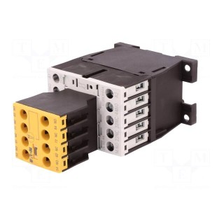 Contactor: 3-pole | NO x3 | Auxiliary contacts: NC x4,NO x4 | 24VDC