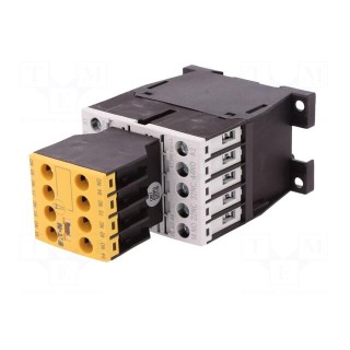 Contactor: 3-pole | NO x3 | Auxiliary contacts: NC x4,NO x4 | 6A