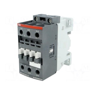 Contactor: 3-pole | NO x3 | Auxiliary contacts: NO | 100÷250VAC | 30A