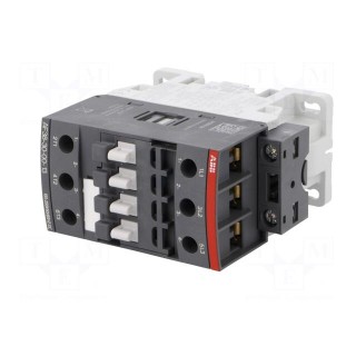 Contactor: 3-pole | NO x3 | Auxiliary contacts: NO | 38A | AF | -25÷60°C
