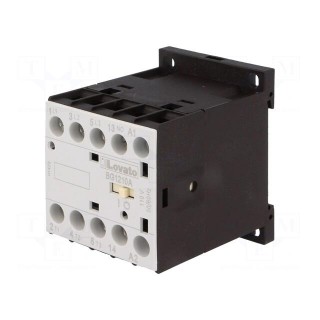 Contactor: 3-pole | NO x3 | Auxiliary contacts: NO | 110VAC | 12A | DIN
