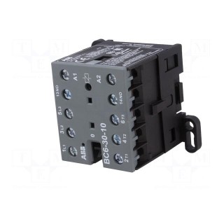 Contactor: 3-pole | NO x3 | Auxiliary contacts: NO | 12VDC | 6A | BC6