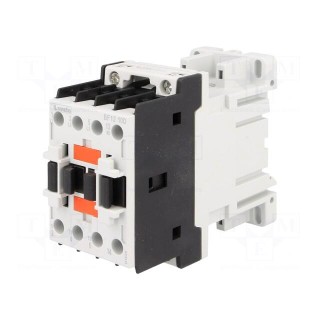 Contactor: 3-pole | NO x3 | Auxiliary contacts: NO | 220VDC | 12A | DIN