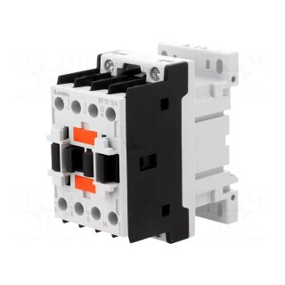 Contactor: 3-pole | NO x3 | Auxiliary contacts: NO | 230VAC | 18A | DIN