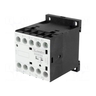 Contactor: 3-pole | NO x3 | Auxiliary contacts: NO | 230VAC | 6A | DIN