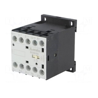 Contactor: 3-pole | NO x3 | Auxiliary contacts: NO | 230VAC | 9A | DIN