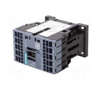 Contactor: 3-pole | NO x3 | Auxiliary contacts: NO | 24VAC | 7A | 3RT20