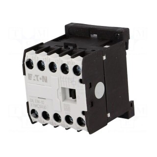 Contactor: 3-pole | NO x3 | Auxiliary contacts: NO | 24VAC | 8.8A | DIN