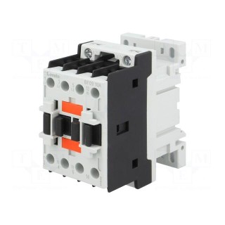 Contactor: 3-pole | NO x3 | Auxiliary contacts: NO | 24VAC | 9A | DIN | BF