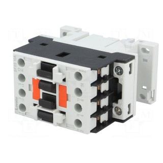 Contactor: 3-pole | NO x3 | Auxiliary contacts: NO | 24VAC | 9A | DIN | BF
