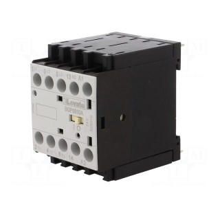 Contactor: 3-pole | NO x3 | Auxiliary contacts: NO | 24VAC | 9A | DIN | BG