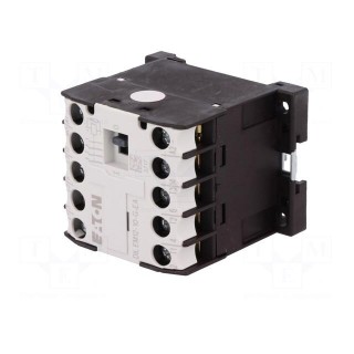 Contactor: 3-pole | NO x3 | Auxiliary contacts: NO | 24VDC | 12A | DIN