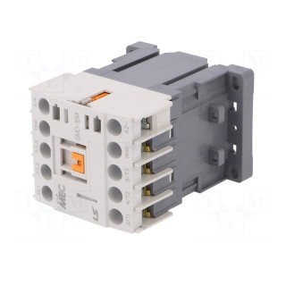 Contactor: 3-pole | NO x3 | Auxiliary contacts: NO | 24VDC | 16A | IP20