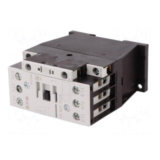 Contactor: 3-pole | NO x3 | Auxiliary contacts: NO | 24VDC | 25A | 690V