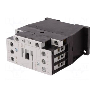 Contactor: 3-pole | NO x3 | Auxiliary contacts: NO | 24VDC | 38A | 690V