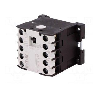 Contactor: 3-pole | NO x3 | Auxiliary contacts: NO | 24VDC | 6.6A | DIN