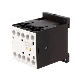 Contactor: 3-pole | NO x3 | Auxiliary contacts: NO | 24VDC | 6A | DIN | BG