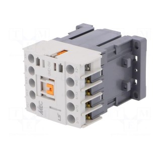 Contactor: 3-pole | NO x3 | Auxiliary contacts: NO | 24VDC | 6A | W: 45mm