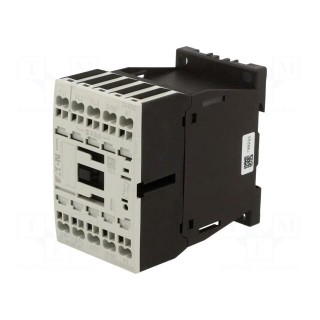 Contactor: 3-pole | NO x3 | Auxiliary contacts: NO | 24VDC | 9A | DILM9