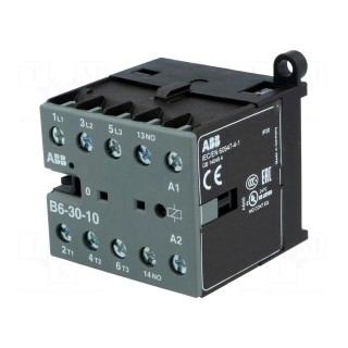 Contactor: 3-pole | NO x3 | Auxiliary contacts: NO | 110÷127VAC | 6A