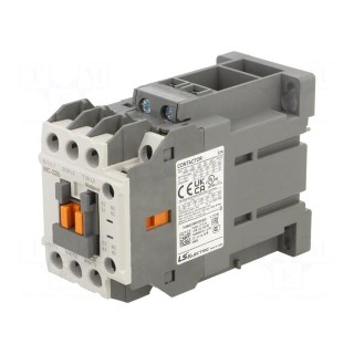 Contactor: 3-pole | NO x3 | Auxiliary contacts: NO + NC | 12VDC | 22A