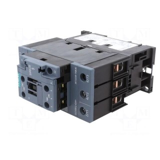 Contactor: 3-pole | NO x3 | Auxiliary contacts: NO + NC | 80A | 3RT20