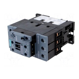 Contactor: 3-pole | NO x3 | Auxiliary contacts: NO + NC | 230VAC | 80A