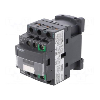 Contactor: 3-pole | NO x3 | Auxiliary contacts: NO + NC | 9A | -5÷60°C