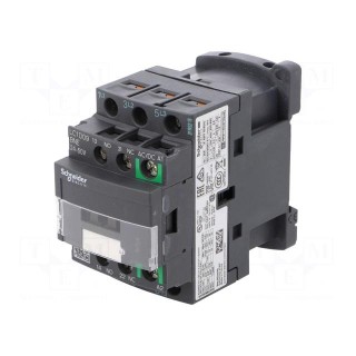 Contactor: 3-pole | NO x3 | Auxiliary contacts: NO + NC | 32A | W: 45mm