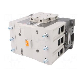 Contactor: 3-pole | NO x3 | Auxiliary contacts: NO + NC | 24VDC | 130A