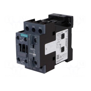 Contactor: 3-pole | NO x3 | Auxiliary contacts: NO + NC | 24VDC | 32A