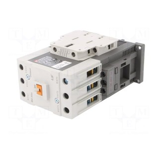 Contactor: 3-pole | NO x3 | Auxiliary contacts: NO + NC | 24VDC | 50A