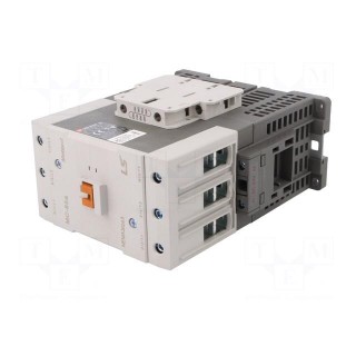 Contactor: 3-pole | NO x3 | Auxiliary contacts: NO + NC | 24VDC | 85A
