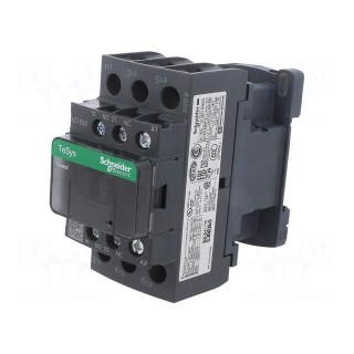 Contactor: 3-pole | NO x3 | Auxiliary contacts: NO + NC | 220VDC | 32A