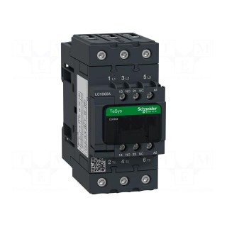 Contactor: 3-pole | NO x3 | Auxiliary contacts: NO + NC | 48VAC | 65A