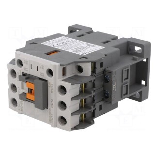 Contactor: 3-pole | NO x3 | Auxiliary contacts: NO + NC | 48VDC | 9A