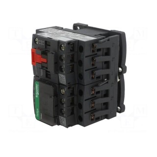 Contactor: 3-pole reversing | NO x3 | Auxiliary contacts: NC + NO