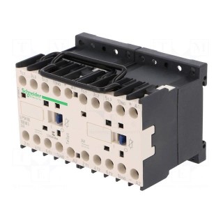 Contactor: 3-pole reversing | NO x3 | Auxiliary contacts: NO | 24VDC