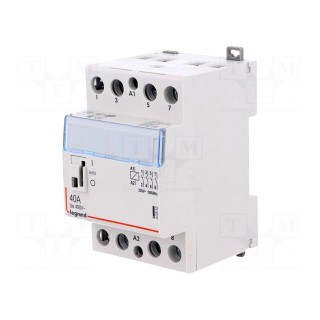 Contactor: 4-pole installation | NO x4 | 230VAC | 40A | DIN | SM300