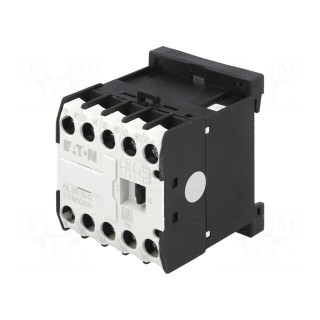 Contactor: 4-pole | NC + NO x3 | 12VDC | 6A | DIN,on panel | DILER